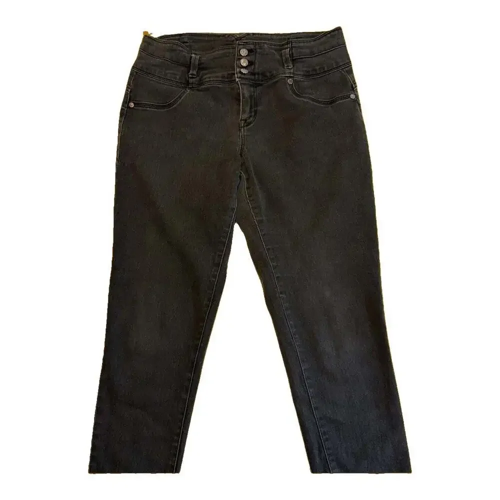 1822 Women's Black Denim Jegging Jeans Size 14